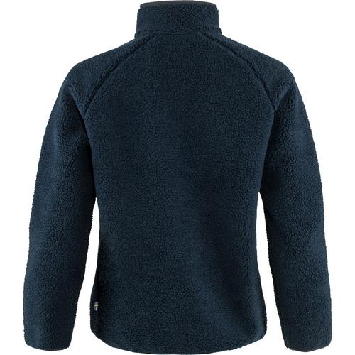 Rückansicht von FJÄLLRÄVEN Vardag Fleecejacke Damen Marine