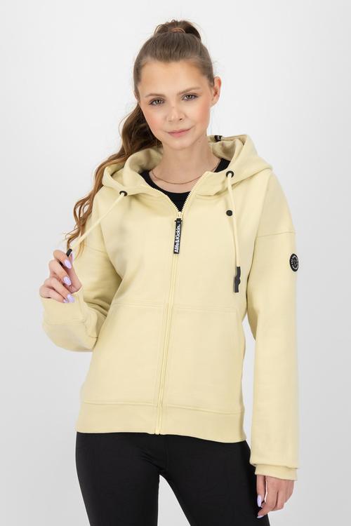 Rückansicht von ALIFE AND KICKIN TwiggyAK A Sweatjacke Damen creme