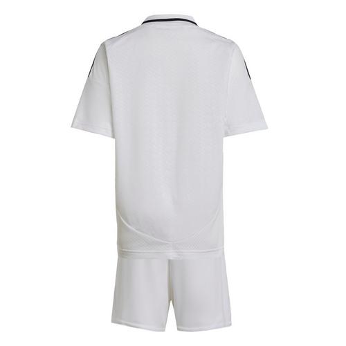 Rückansicht von adidas Real Madrid 24/25 Kids Heimausrüstung Fußballtrikot Kinder White