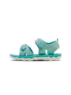 hummel SANDAL GLITTER JR Sandalen Kinder BLUE SURF