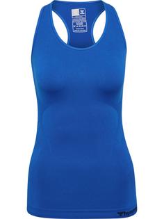 hummel hmlTIF SEAMLESS TOP Funktionsshirt Damen OLYMPIAN BLUE