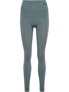 hummel hmlTIF SEAMLESS HIGH WAIST TIGHTS Tights Damen BALSAM GREEN