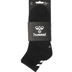 Rückansicht von hummel hmlCHEVRON 6-PACK MID CUT SOCKS Freizeitsocken BLACK/BLACK