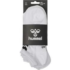 Rückansicht von hummel hmlCHEVRON 6-PACK ANKLE SOCKS Freizeitsocken WHITE/WHITE