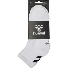 Rückansicht von hummel hmlCHEVRON 6-PACK MID CUT SOCKS Freizeitsocken WHITE/WHITE