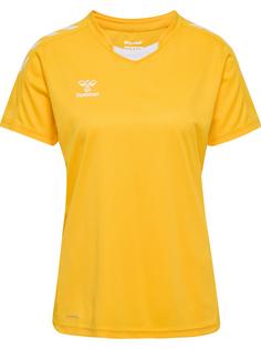 hummel hmlCORE XK POLY JERSEY S/S WOMAN Funktionsshirt Damen SPORTS YELLOW