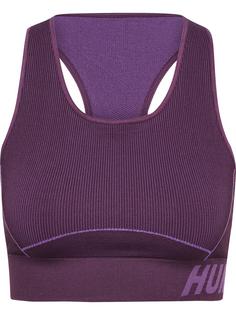 hummel hmlTE CHRISTEL SEAMLESS SPORTS TOP Funktionsshirt Damen PLUM PERFECT/BELLFLOWER MELAN