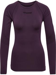 hummel hmlMT SHAPING SEAMLESS T-SHIRT L/S Funktionsshirt Damen PLUM PERFECT