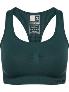 hummel hmlMT SHAPING SEAMLESS SPORTS TOP Funktionstop Damen GREEN GABLES