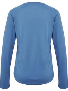 Rückansicht von hummel hmlMT VANJA T-SHIRT L/S Funktionsshirt Damen CORONET BLUE