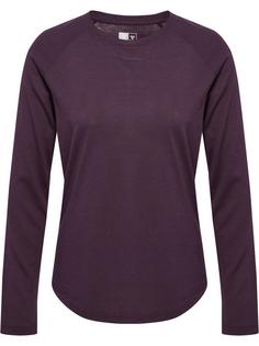 hummel hmlMT VANJA T-SHIRT L/S Funktionsshirt Damen PLUM PERFECT