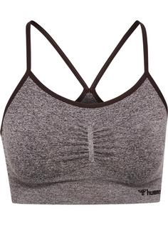 hummel hmlCI SEAMLESS SCRUNCH SPORTS BRA Funktionsshirt Damen CHOCOLATE PLUM MELANGE