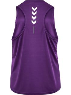 Rückansicht von hummel hmlTE CURVY TANKTOP PLUS Funktionsshirt Damen IMPERIAL PURPLE