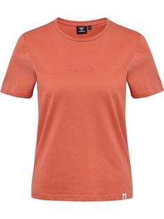 hummel hmlLEGACY WOMAN T-SHIRT T-Shirt Damen APRICOT BRANDY