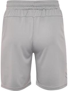 Rückansicht von hummel hmlTE FLEX MESH SHORTS Funktionsshorts Herren SHARKSKIN/QUIET SHADE