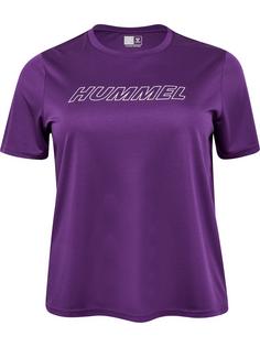 hummel hmlTE CURVY T-SHIRT PLUS Funktionsshirt Damen IMPERIAL PURPLE