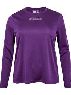 hummel hmlTE CURVY T-SHIRT L/S PLUS Funktionsshirt Damen IMPERIAL PURPLE