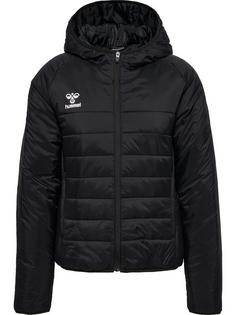 hummel hmlGO QUILTED HOOD JACKET WOMAN Trainingsjacke Damen BLACK