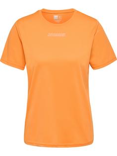 hummel hmlTE TOLA T-SHIRT Funktionsshirt Damen BLAZING ORANGE