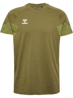 hummel hmlTRAVEL T-SHIRT S/S Funktionsshirt Herren MILITARY OLIVE