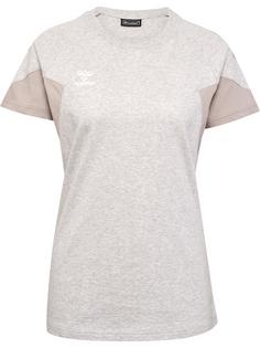 hummel hmlTRAVEL T-SHIRT S/S WOMAN Funktionsshirt Damen LIGHT GREY MELANGE