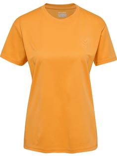 hummel hmlACTIVE PL JERSEY S/S WOMAN Funktionsshirt Damen BLAZING ORANGE