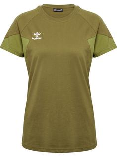 hummel hmlTRAVEL T-SHIRT S/S WOMAN Funktionsshirt Damen MILITARY OLIVE