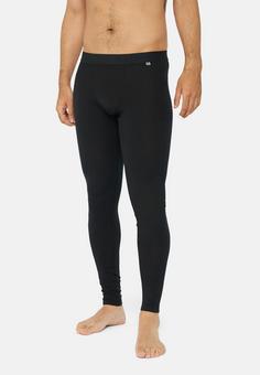 Rückansicht von DANISH ENDURANCE Merino Thermounterhose Herren schwarz