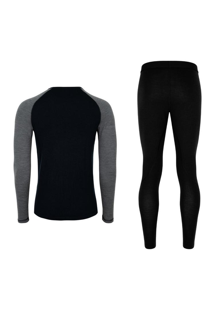 DANISH ENDURANCE DANISH ENDURANCE Merino Baselayer W&auml;scheset Herren - black/dark grey - 0 | SportScheck