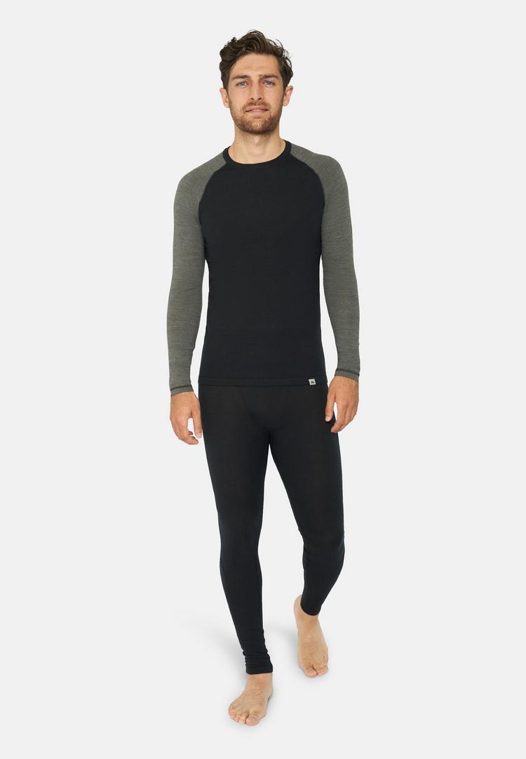 DANISH ENDURANCE DANISH ENDURANCE Merino Baselayer W&auml;scheset Herren - black/dark grey - 0 | SportScheck