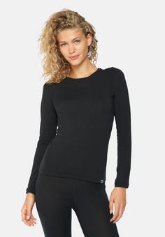 Rückansicht von DANISH ENDURANCE Merino Unterhemd Damen schwarz