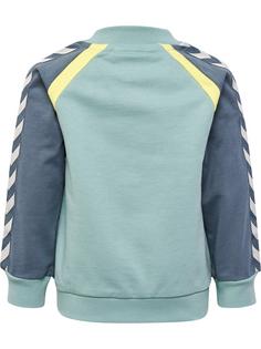 Rückansicht von hummel hmlLEAGUE ZIP JACKET Sweatshirt Kinder BLUE SURF