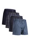 DANISH ENDURANCE American Boxers Unterhose Herren - blue/grey mix