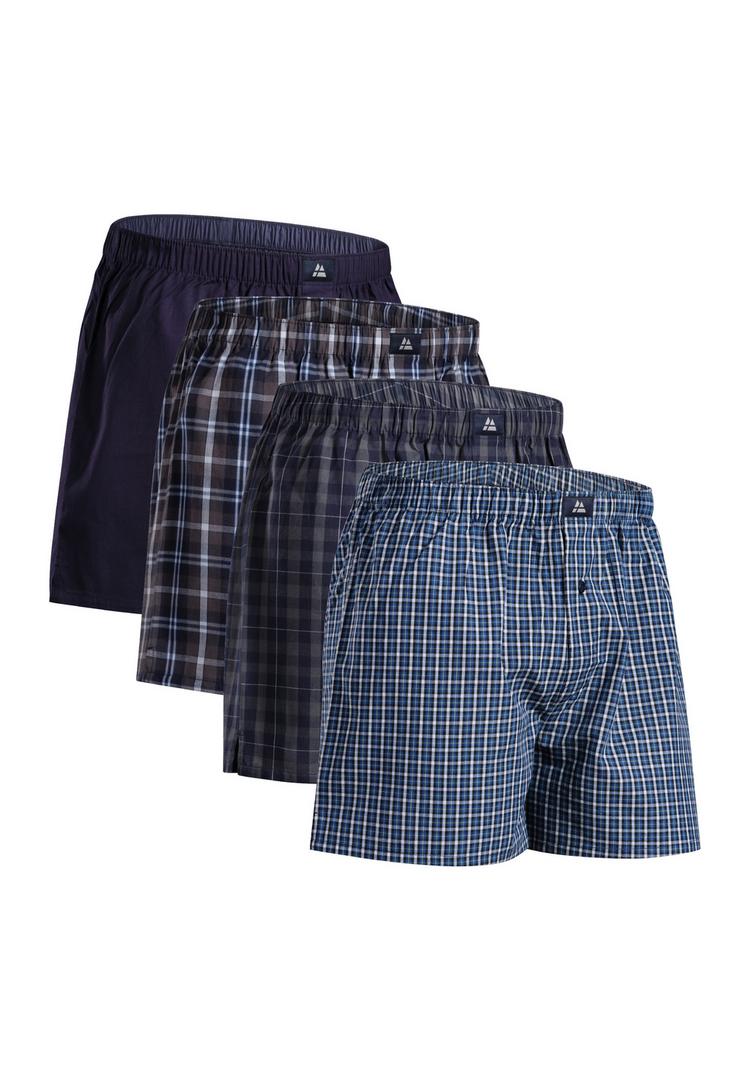 DANISH ENDURANCE DANISH ENDURANCE American Boxers Unterhose Herren - blue/grey mix - 0 | SportScheck