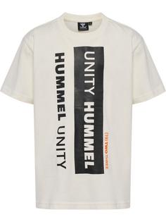 hummel hmlUNITY T-SHIRT S/S T-Shirt Kinder MARSHMALLOW