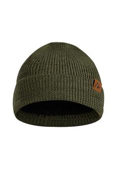 DANISH ENDURANCE Merino Mütze mit Fleece Beanie green