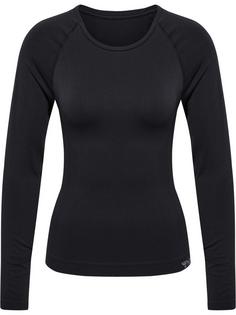 hummel hmlTIF SEAMLESS T-SHIRT L/S Funktionsshirt Damen BLACK