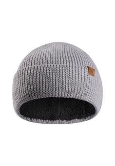 DANISH ENDURANCE Merino Fleece Stirnband hellgrau