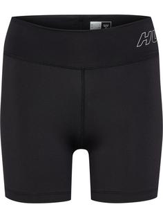 hummel hmlTE FUNDAMENTAL MW TIGHT SHORTS Funktionsshorts Damen BLACK/WHITE