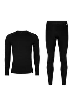 DANISH ENDURANCE Merino Baselayer Wäscheset Herren schwarz