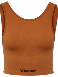 hummel hmlMT ADAPT SEAMLESS REVERSIBLE TOP Funktionstop Damen MOCHA BISQUE