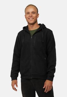 Rückansicht von DANISH ENDURANCE High Pile Fleecejacke Herren dark blue