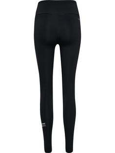 Rückansicht von hummel hmlCOURT MID WAIST POCKET TIGHTS W Tights Damen BLACK