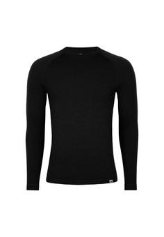 DANISH ENDURANCE Merino Funktionsshirt Herren schwarz