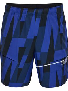 hummel hmlCOURT AOP POCKET SHORTS Funktionsshorts Herren SODALITE BLUE