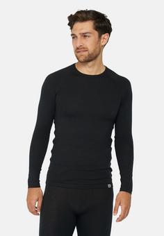 Rückansicht von DANISH ENDURANCE Merino Funktionsshirt Herren schwarz