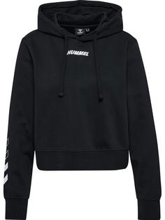 hummel hmlELEMENTAL SHORT HOODIE WOMAN Hoodie Damen BLACK