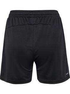 Rückansicht von hummel hmlMULTI PL SHORTS WOMAN Funktionsshorts Damen BLACK