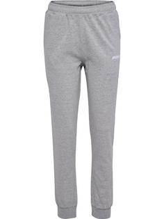 hummel hmlELEMENTAL REGULAR PANTS WOMAN Trainingshose Damen GREY MELANGE