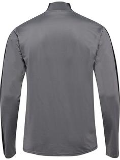 Rückansicht von hummel hmlTE STRENGTH PL HALF ZIP Funktionssweatshirt Herren QUIET SHADE